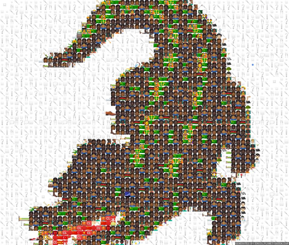Black Crodicle by Croc Master | 🖼Emoji Mosaic🎉