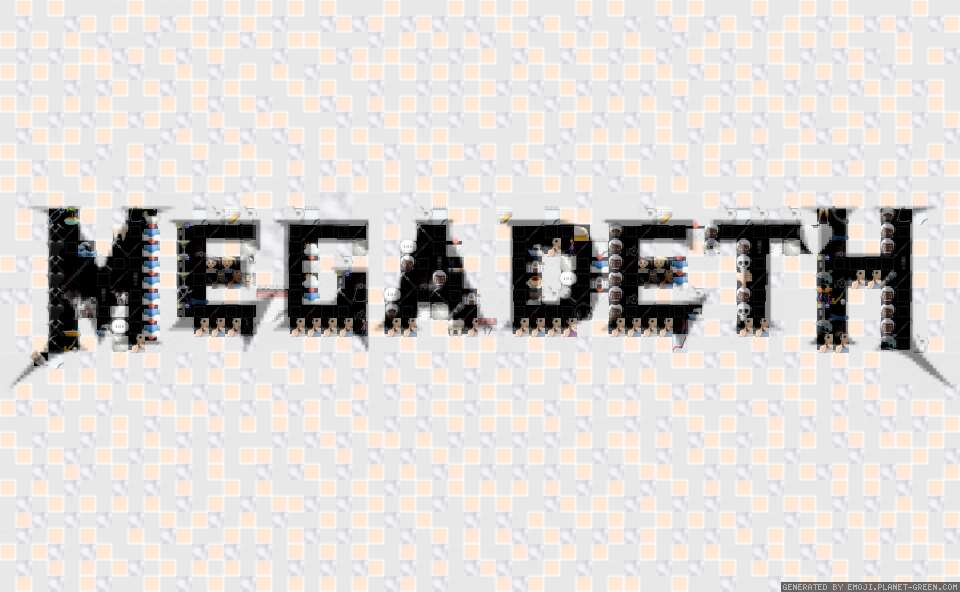 megadeth by yes | 🖼Emoji Mosaic🎉