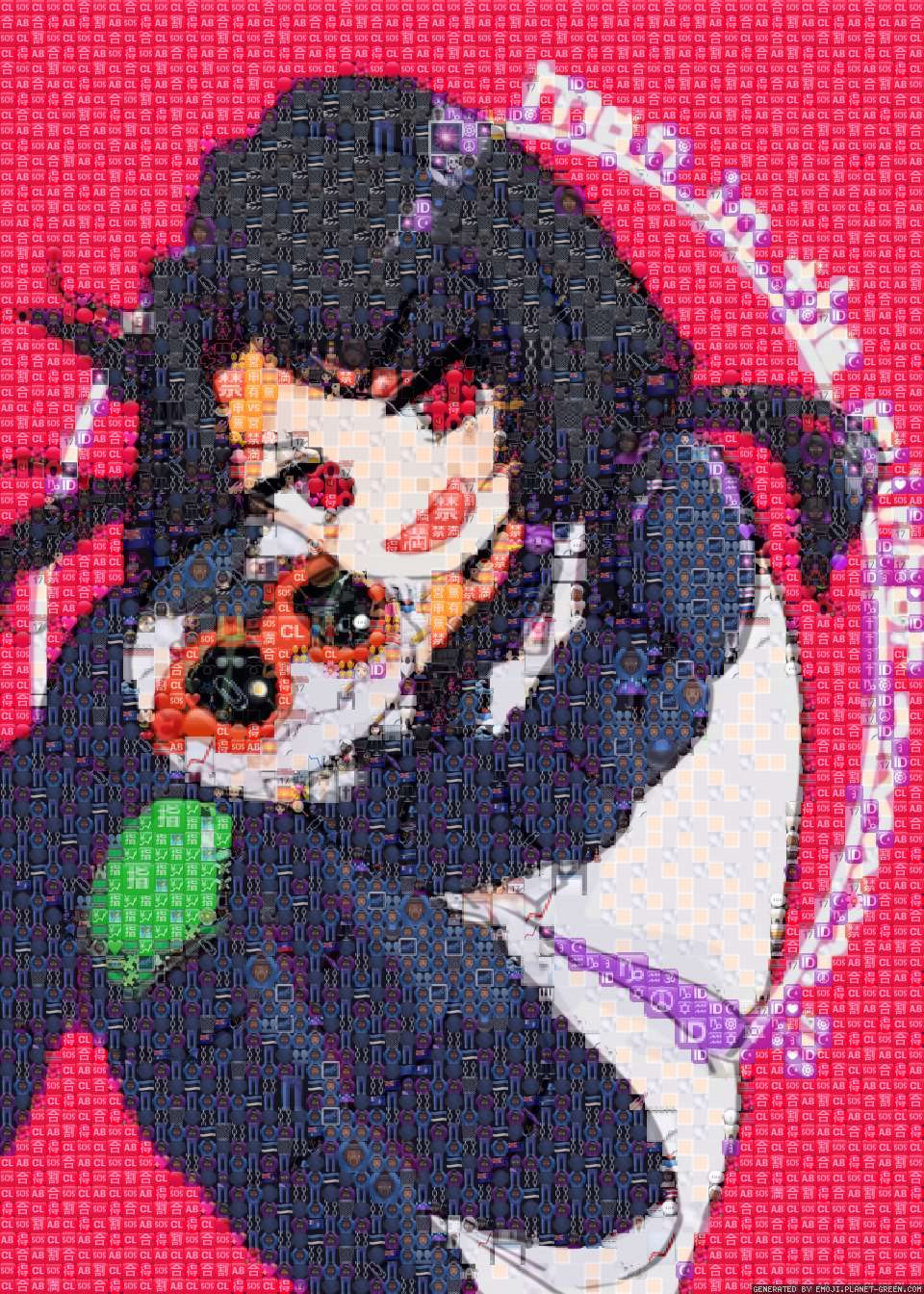 pixivにあった絵 by 栞里 | 🖼絵文字モザイク🎉