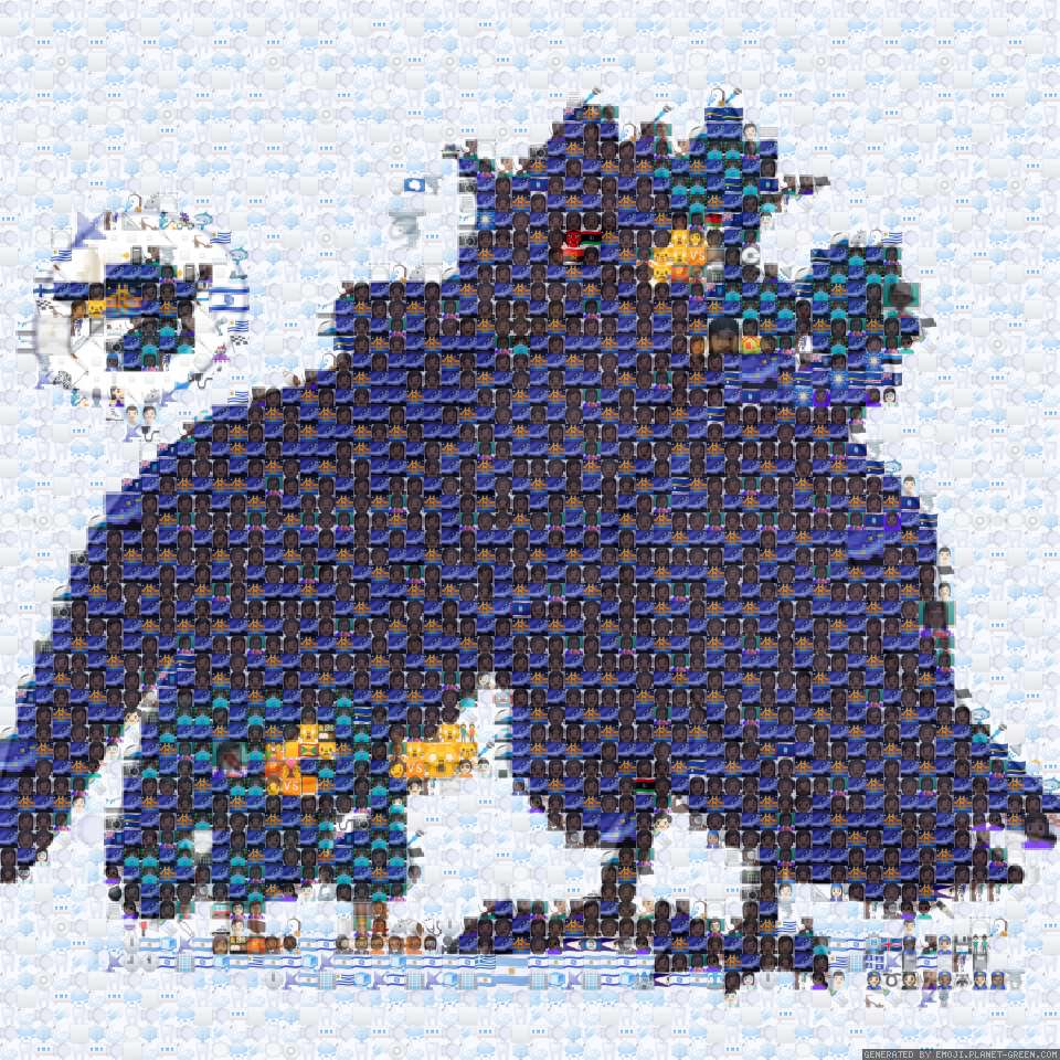 murkrow by murk | 🖼Emoji Mosaic🎉