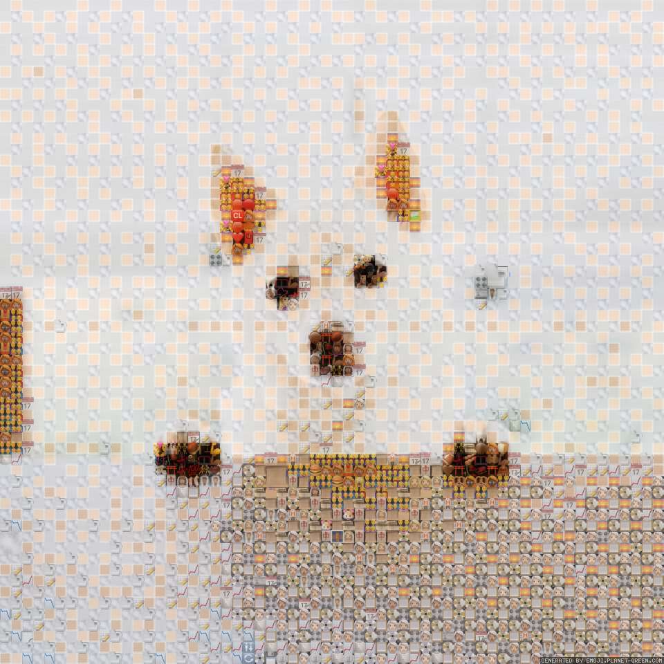 dog by mia | 🖼Emoji Mosaic🎉