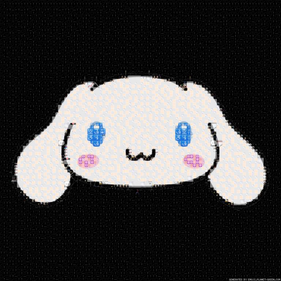 cinnamoroll mosaic by pollen | 🖼Emoji Mosaic🎉