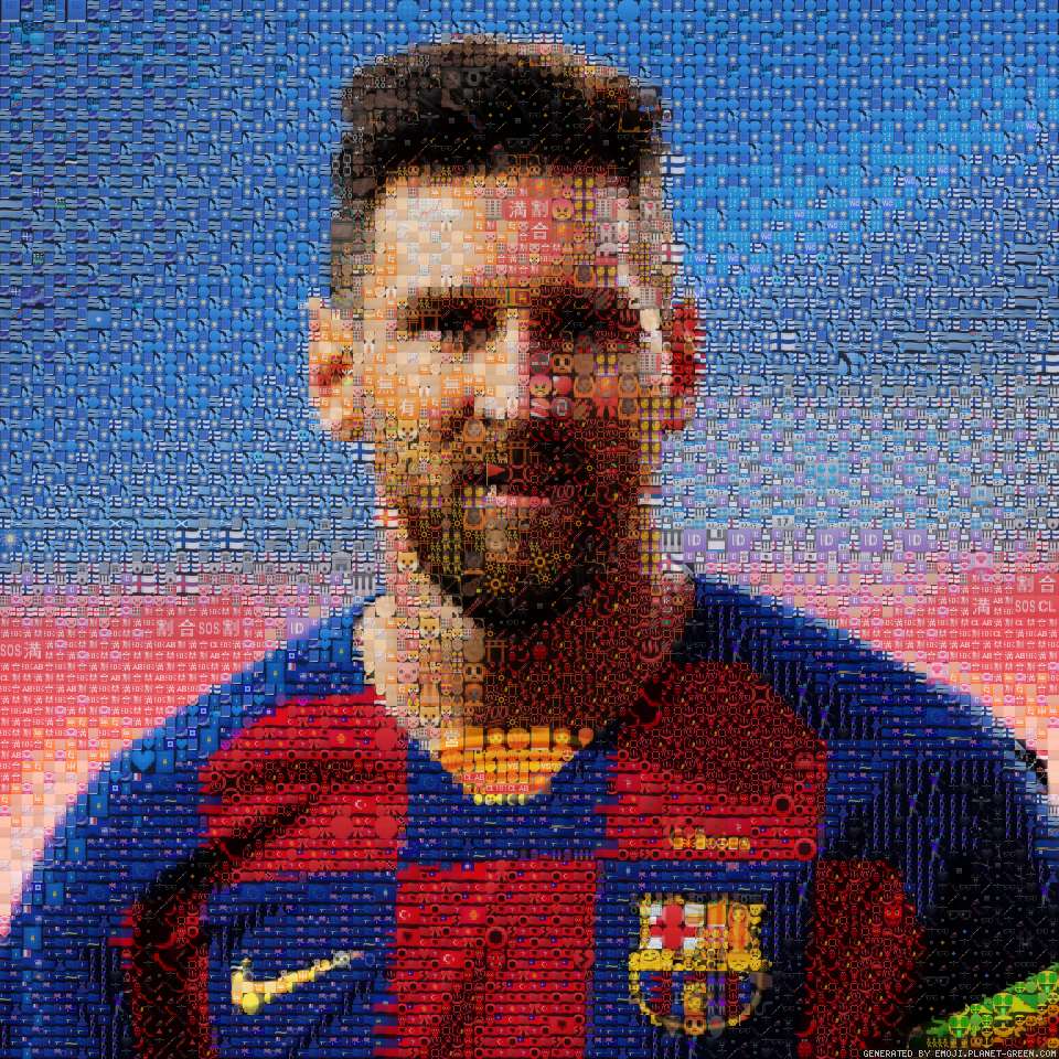 Messi by Black_Dove228 | 🖼Emoji Mosaic🎉