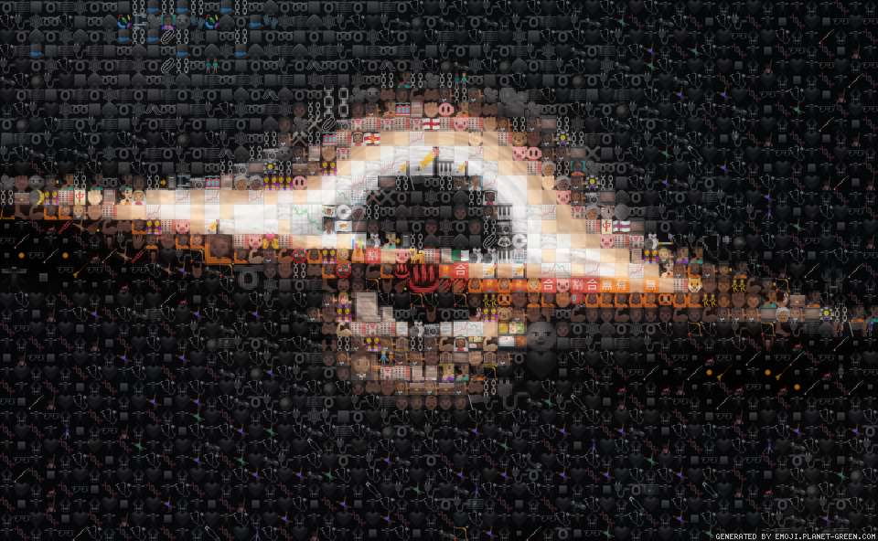 Black Hole by KV006HI | 🖼Emoji Mosaic🎉