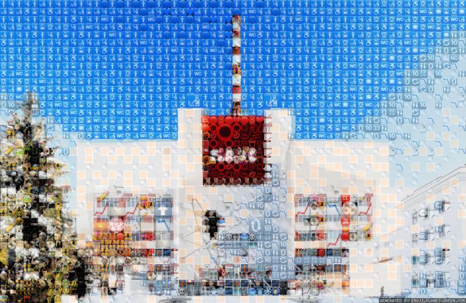 Beloyarsk NPP by Inna | 🖼Emoji Mosaic🎉