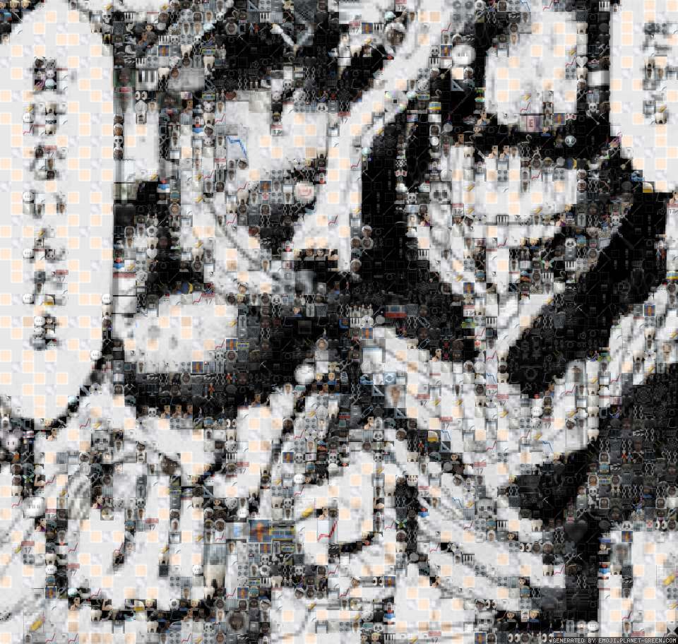 オールマイト by Ace01 | 🖼Emoji Mosaic🎉