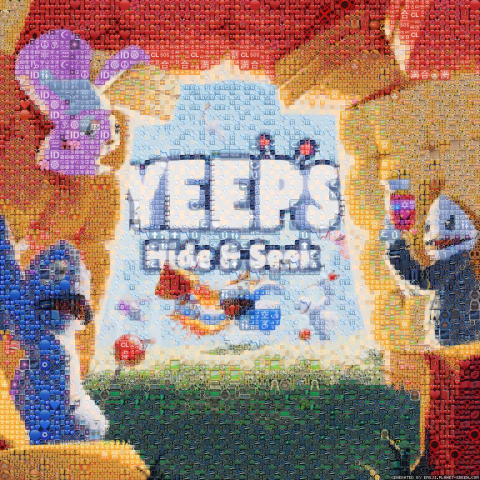 yeeps hide and seek by yeeps hide and seek | 🖼Emoji Mosaic🎉