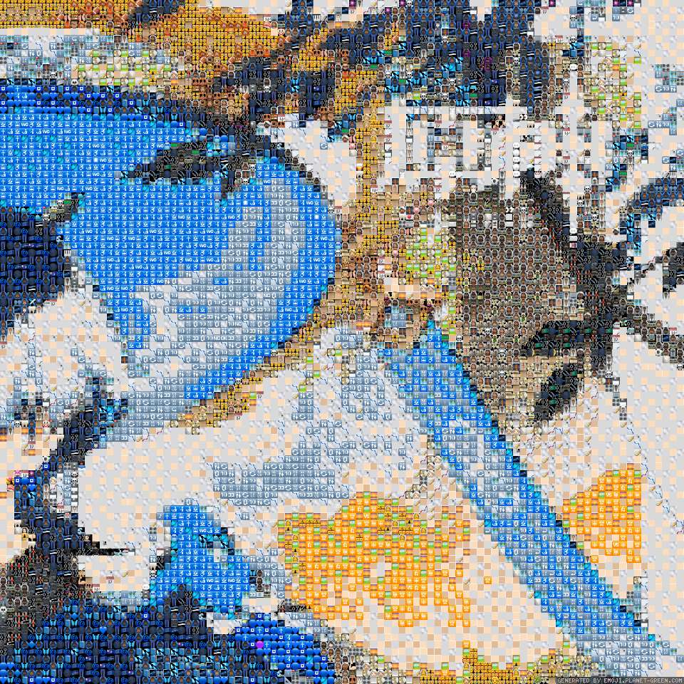 low un 2 tes by rouninnkaiwai | 🖼Emoji Mosaic🎉