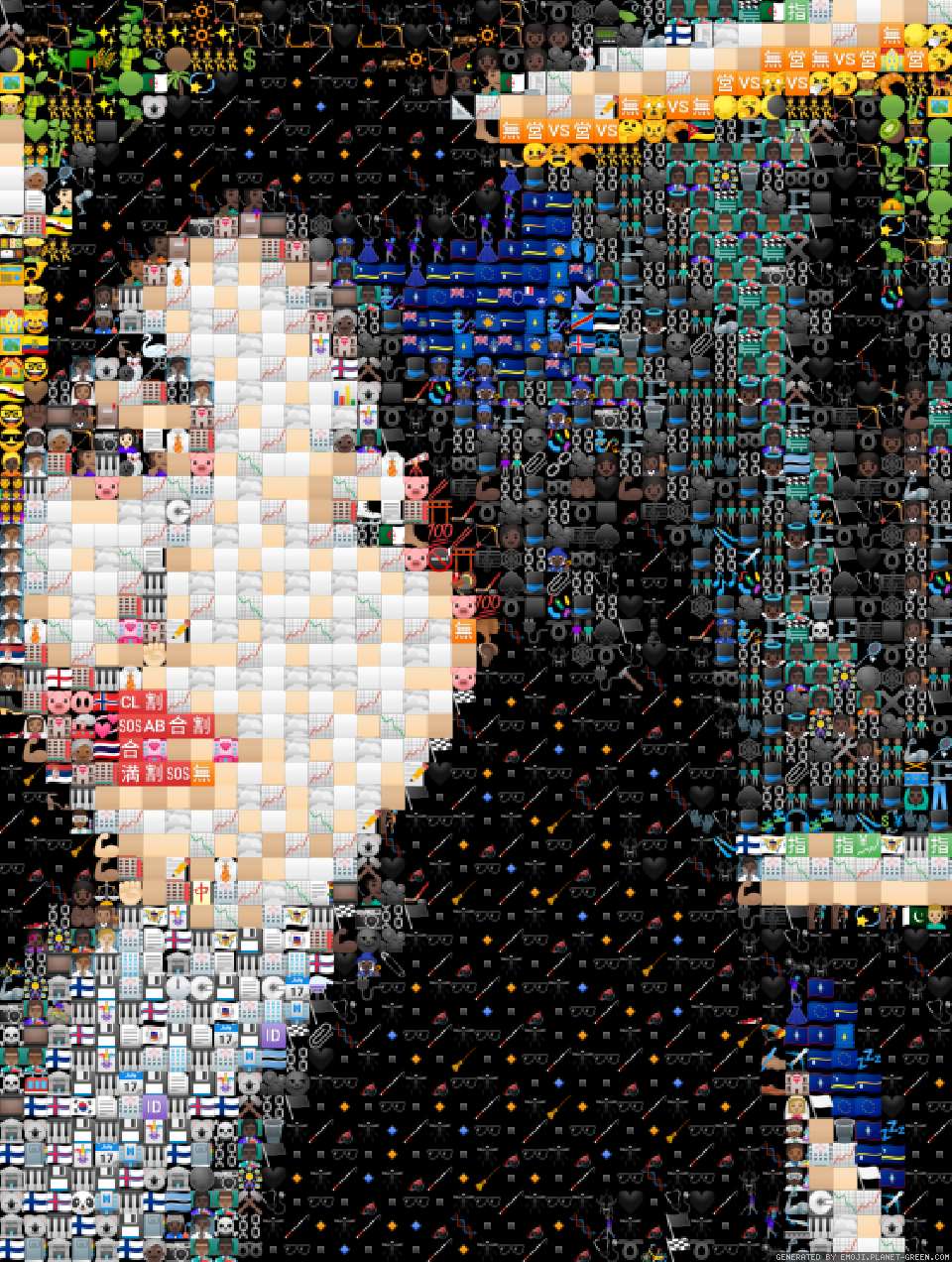 Autorretrato by Lourdes12moreno | 🖼Emoji Mosaic🎉