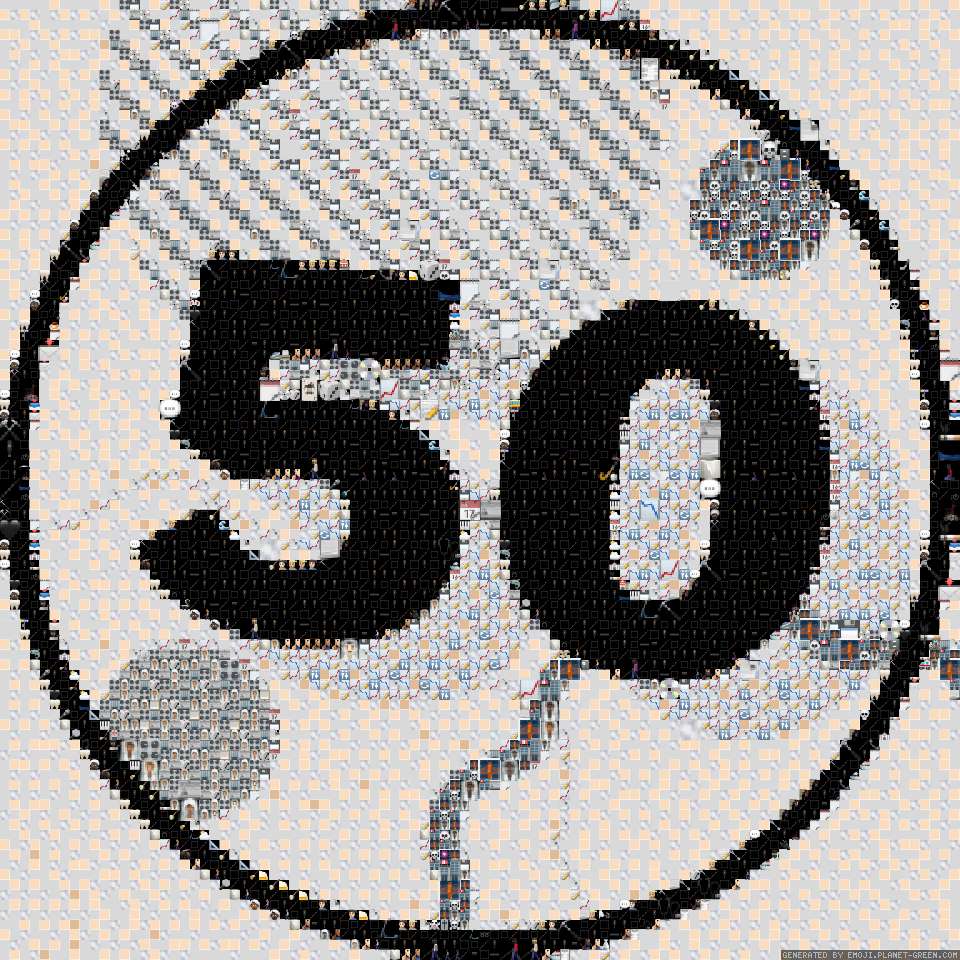アイコン by 50匹のマサバ | 🖼Emoji Mosaic🎉