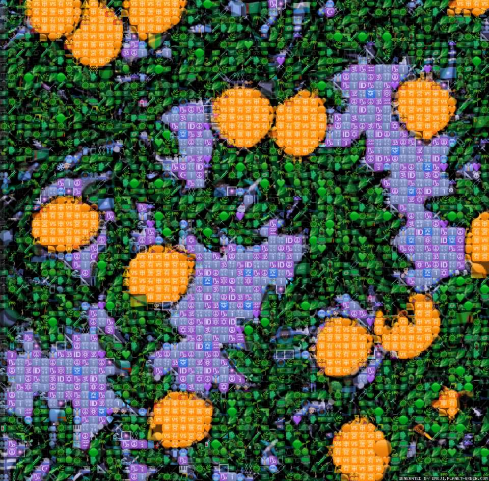 orange tree by ben | 🖼Emoji Mosaic🎉
