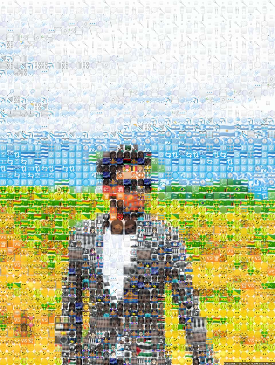 Black by Balck man | 🖼Emoji Mosaic🎉