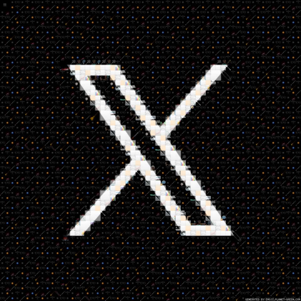 X by (No Name) | 🖼Emoji Mosaic🎉