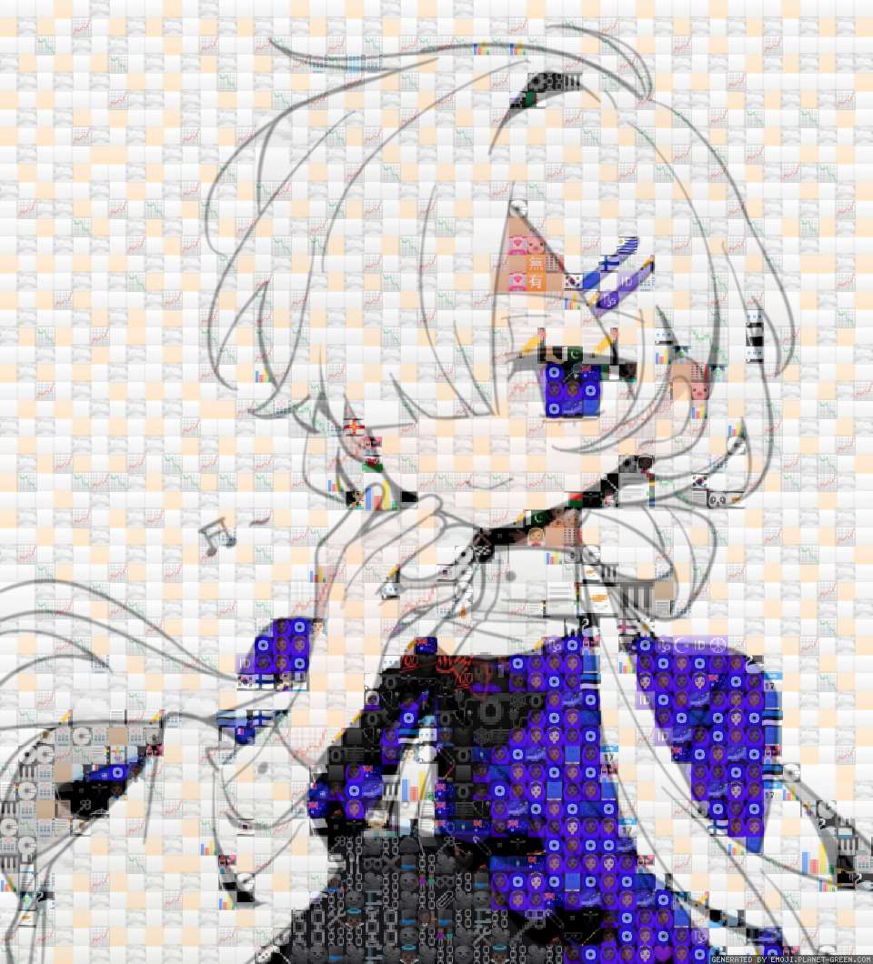 1 by 1 | 🖼Emoji Mosaic🎉