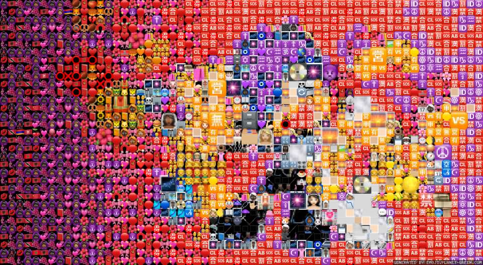 Ami And Yumi As Emoji Mossaic by Alex | 🖼Emoji Mosaic🎉