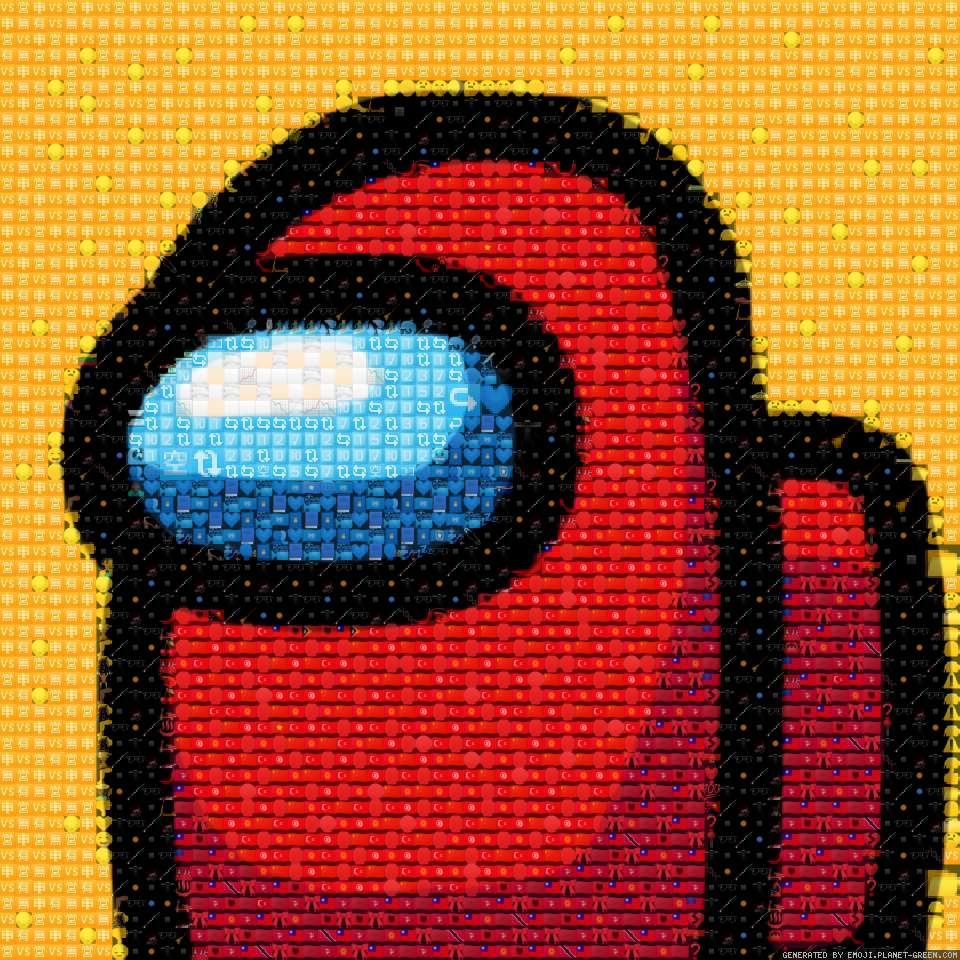 Amogus by Ivyshadow | 🖼Emoji Mosaic🎉