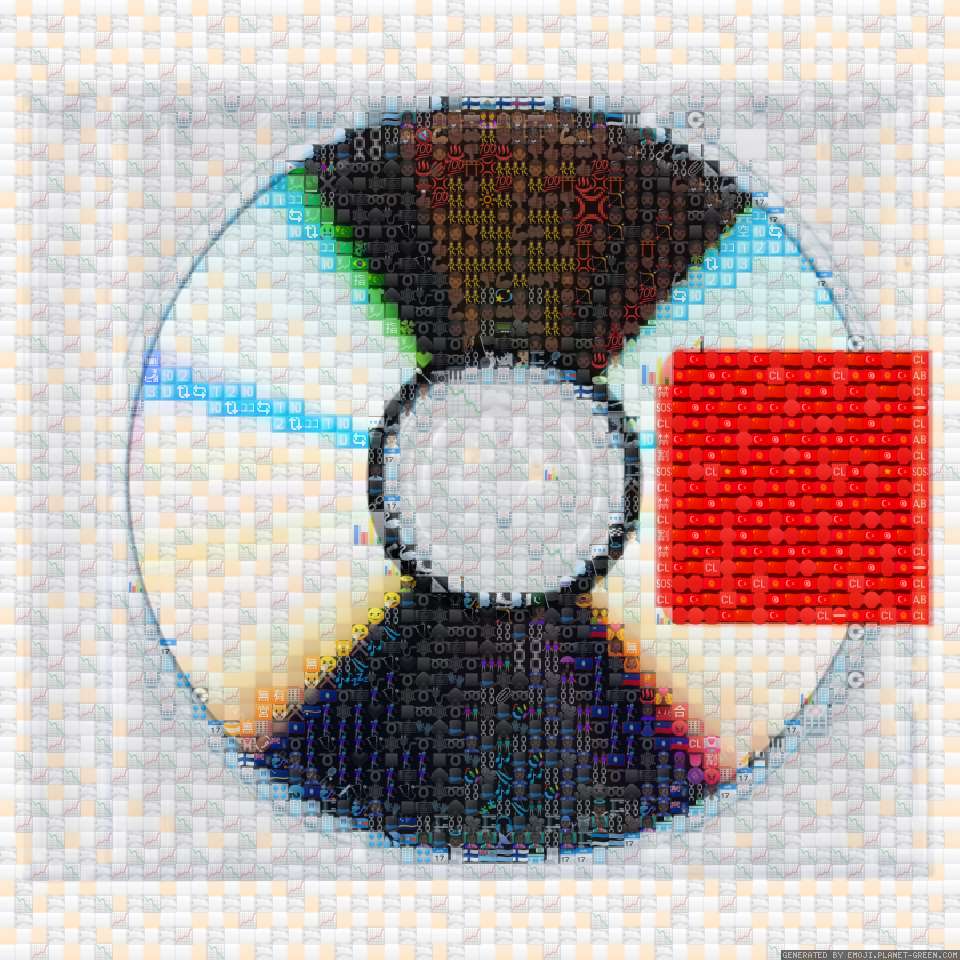 YEEZUS by intel hd graphic 2000 | 🖼Emoji Mosaic🎉