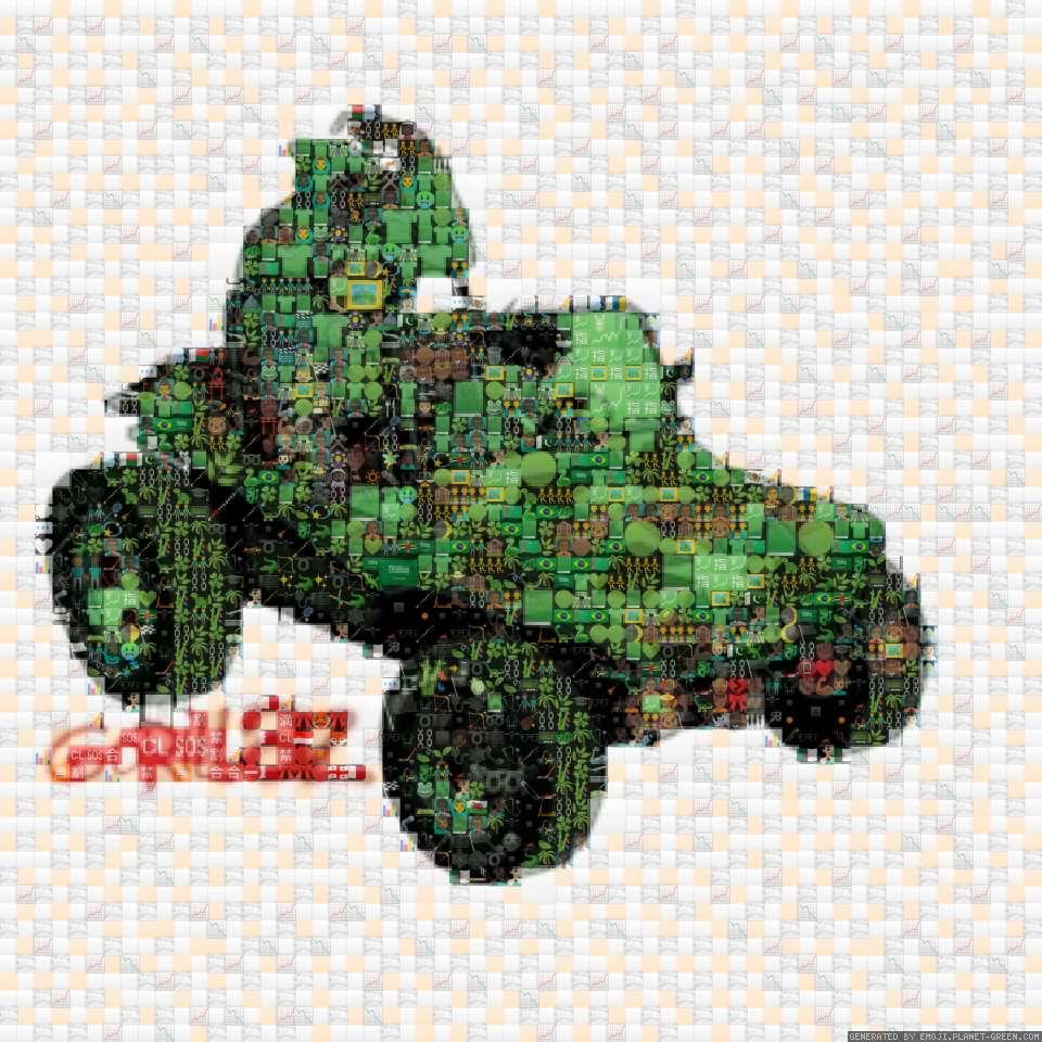 Gorillaz by Noolde | 🖼Emoji Mosaic🎉