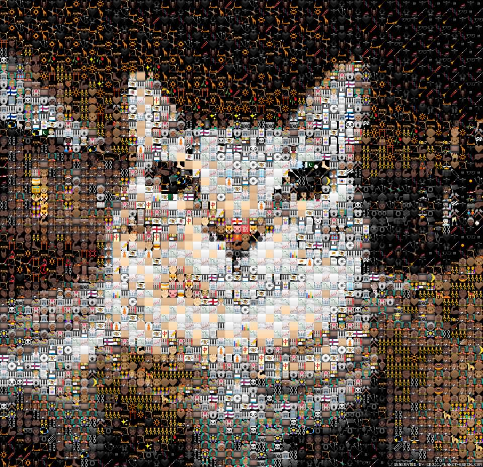 Silly cat by Agos | 🖼Emoji Mosaic🎉