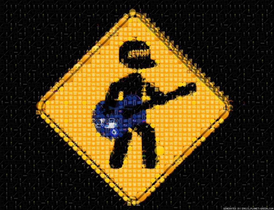 Jev crossing by Jev | 🖼Emoji Mosaic🎉