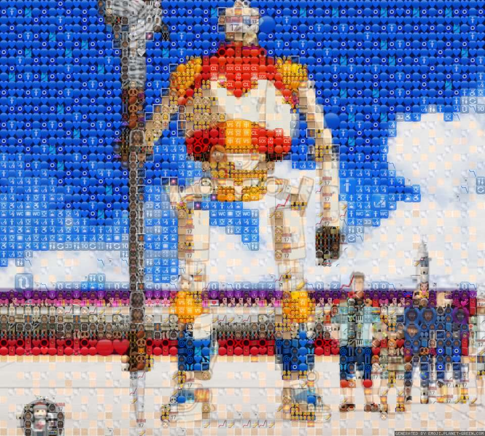 Jet jaguar by Bub | 🖼Emoji Mosaic🎉