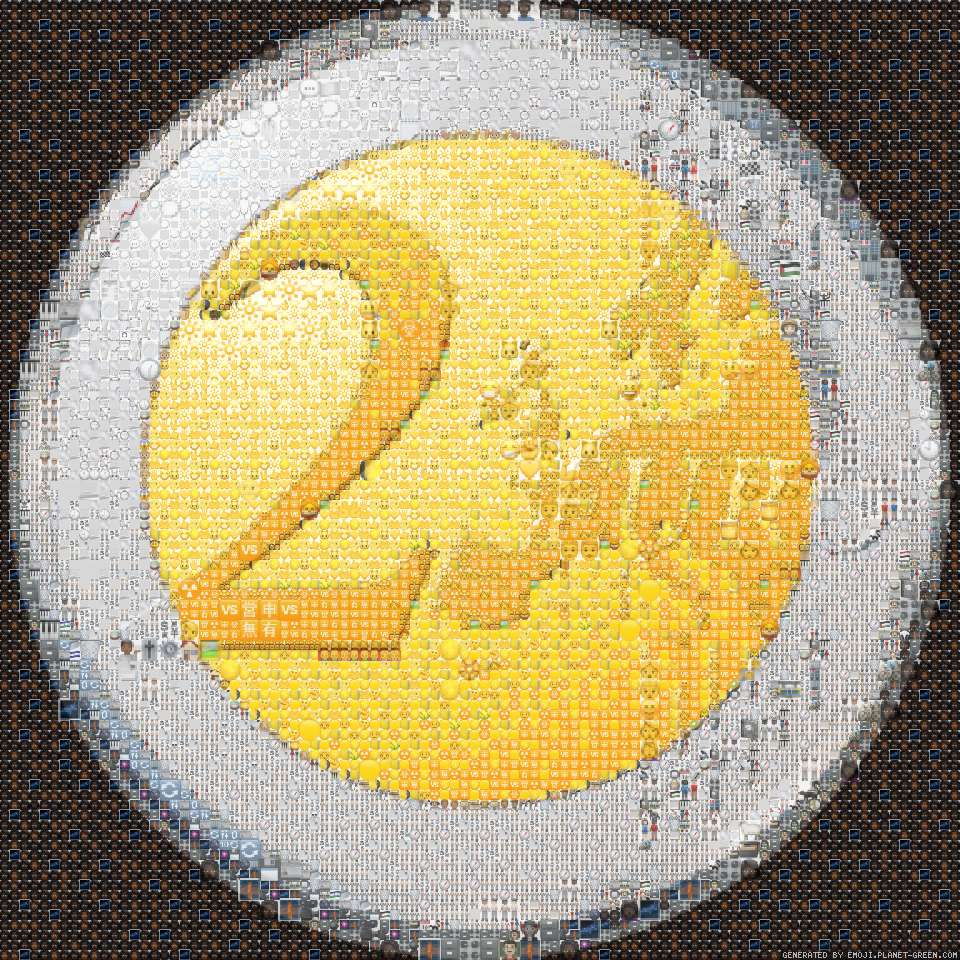 twoeuros by tototo | 🖼Emoji Mosaic🎉