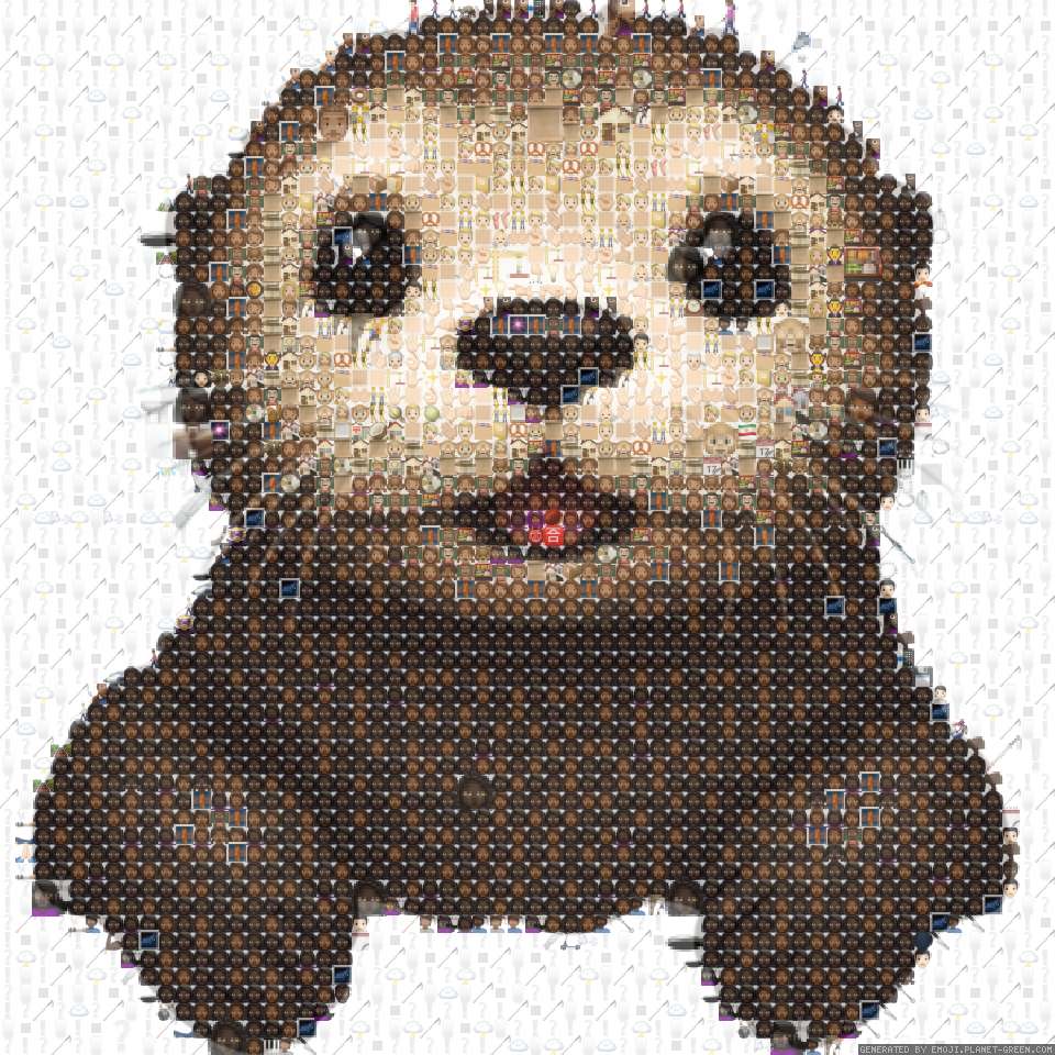 выдра by хадёжа | 🖼Emoji Mosaic🎉