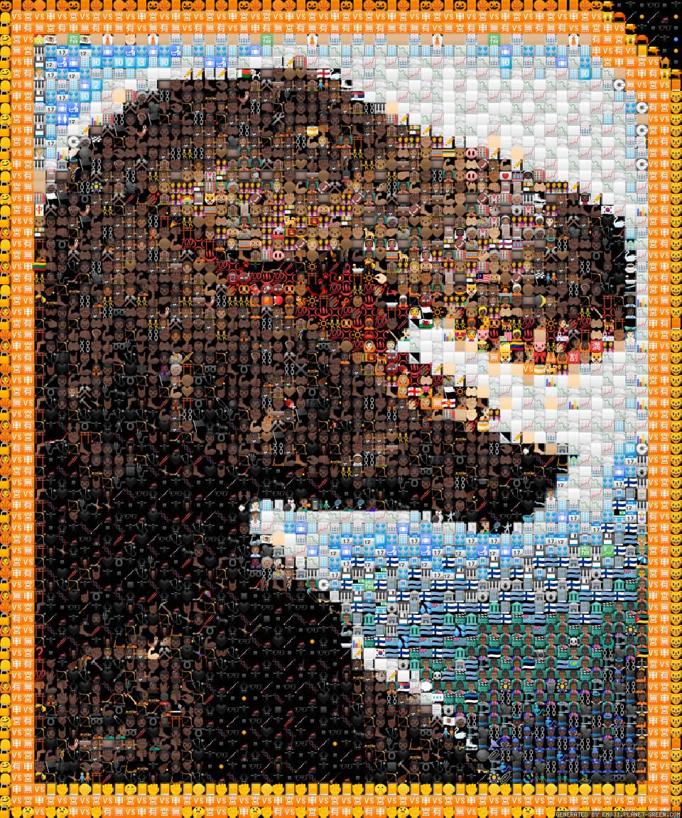T-Rex by Valentinosaurus | 🖼Emoji Mosaic🎉