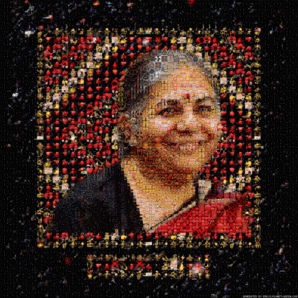 Vandana Shiva Enters the EmojiHallOfFame by EmojiBanxy | 🖼Emoji Mosaic🎉
