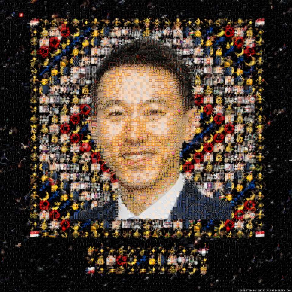 Shou Zi Chew Emojified – Boss of TikTok by EmojiBanxy | 🖼Emoji Mosaic🎉