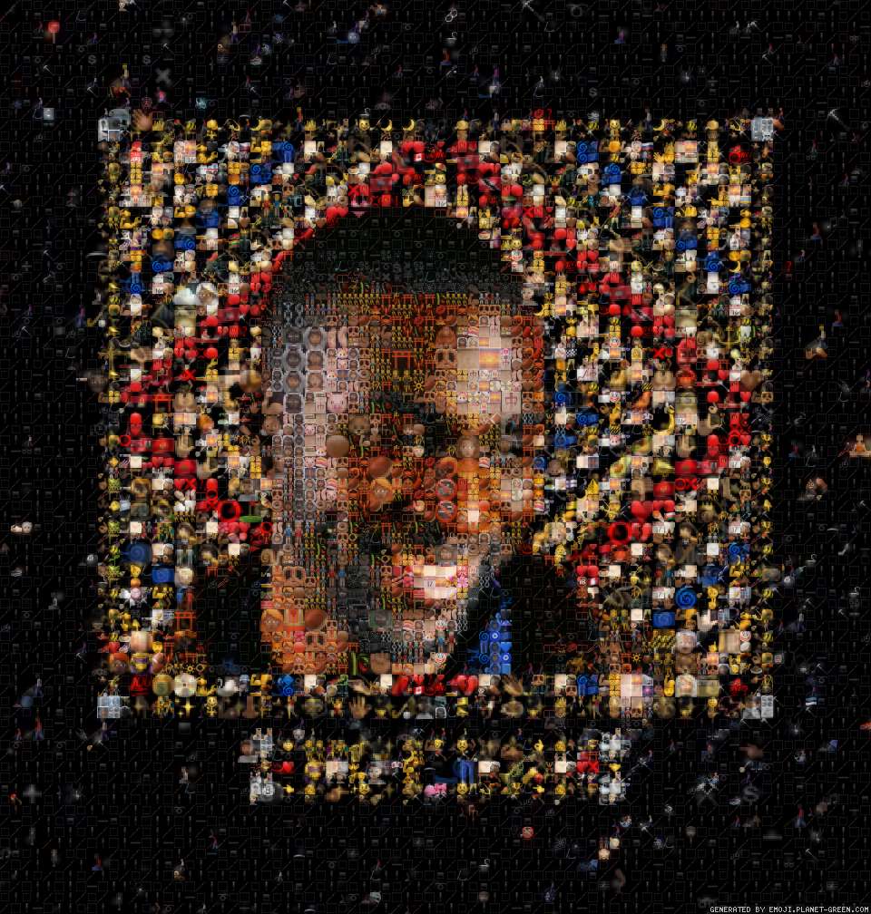 Ashley Gordon DJAG Emojified by EmojiBanxy | 🖼Emoji Mosaic🎉