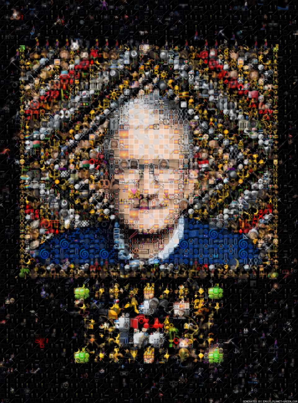 🍎🤩Apple CEO Tim Cook Emojified by EmojiBanxy | 🖼Emoji Mosaic🎉