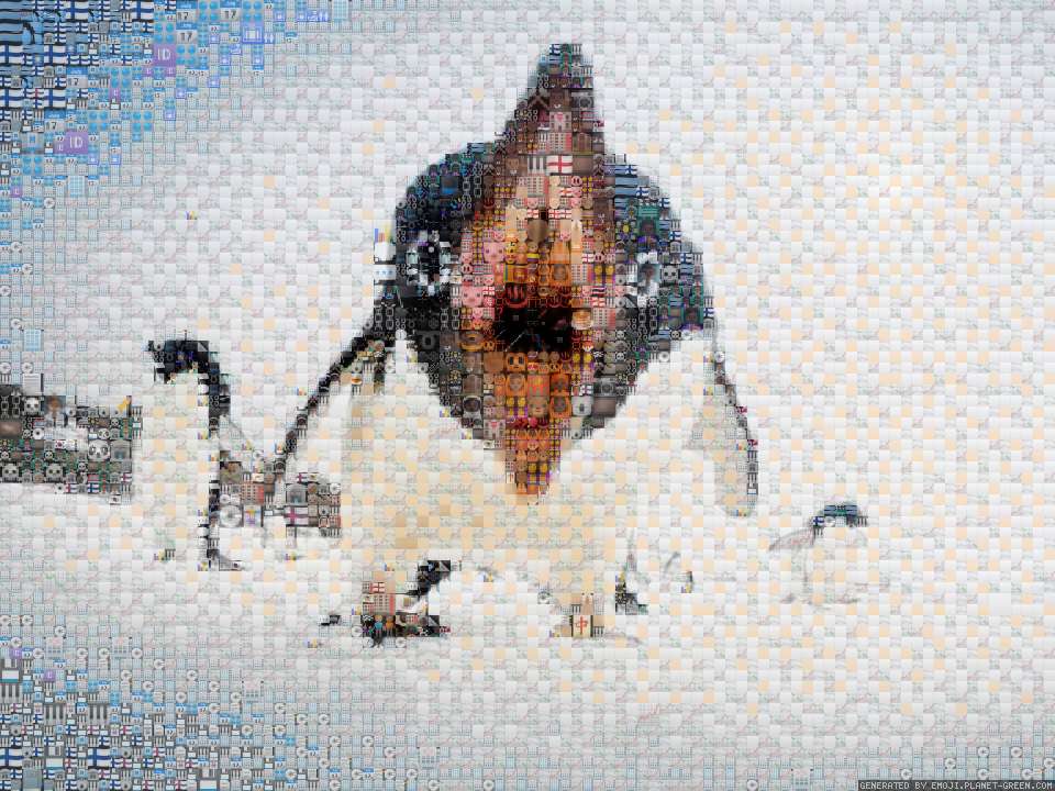 ペンギン🐧 by 2005号 | 🖼Emoji Mosaic🎉