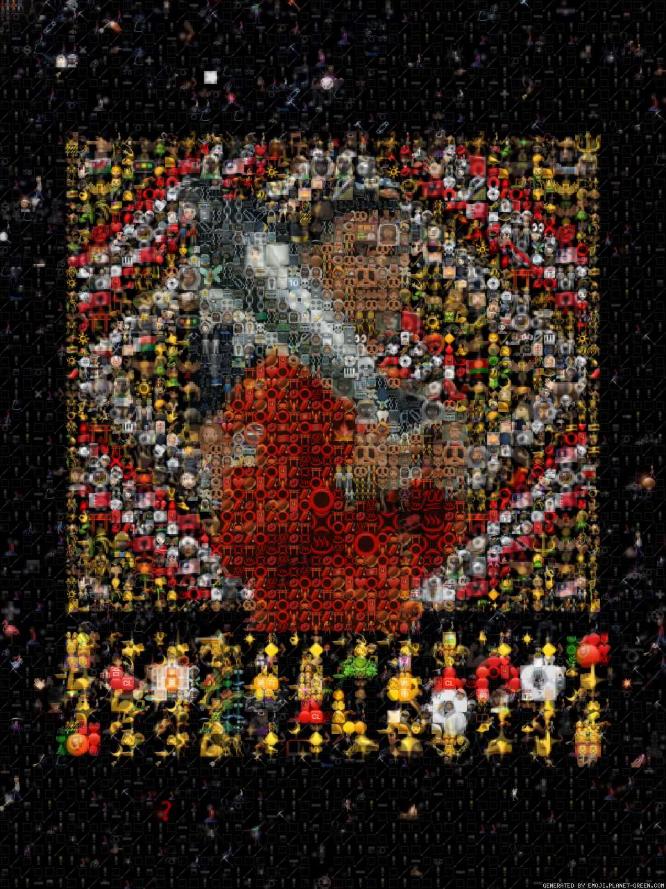 Christiano Ronaldo Emojified by EmojiBanxy | 🖼Emoji Mosaic🎉