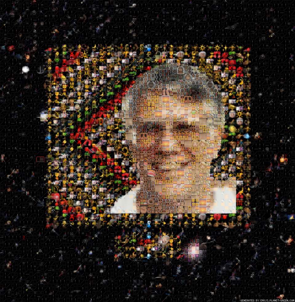 Stanley Meyer, Self-taught inventor Emojified by EmojiBanxy | 🖼Emoji Mosaic🎉