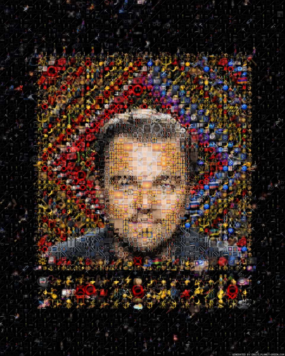 🌟🎬 LEONARDO DICAPRIO EMOJIFIED 🎭🌊 by Emoji Banxy | 🖼Emoji Mosaic🎉