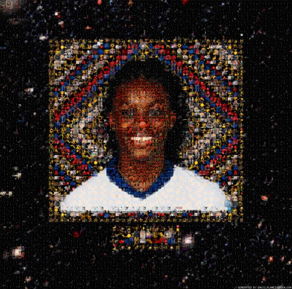 Michelle Agyemang Emojified by EmojiBanxy 〽️⭕️🌀🏦🌊 | 🖼Emoji Mosaic🎉