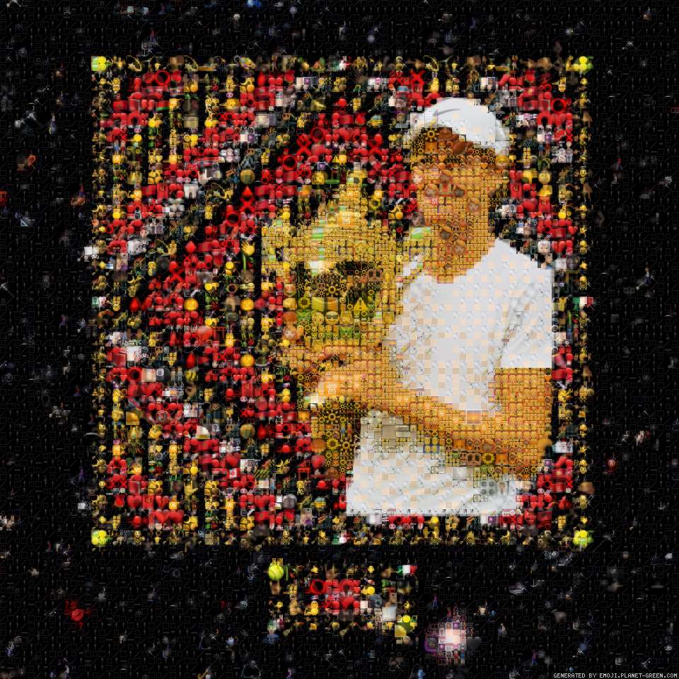 Jannik Sinner Emojified by EmojiBanxy | 🖼Emoji Mosaic🎉