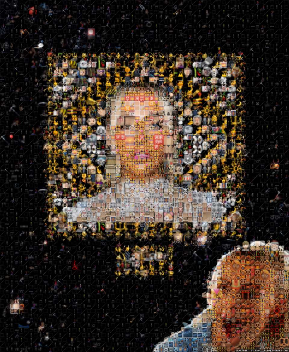 Chloe Kelly Emojified by EmojiBanxy 〽️🪙🌀🏦🌊 | 🖼Emoji Mosaic🎉