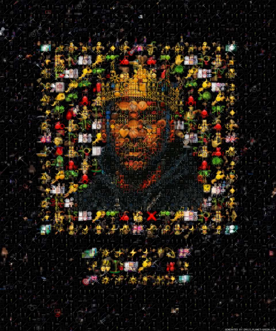 Skepta Emojified by EmojiBanxy | 🖼Emoji Mosaic🎉