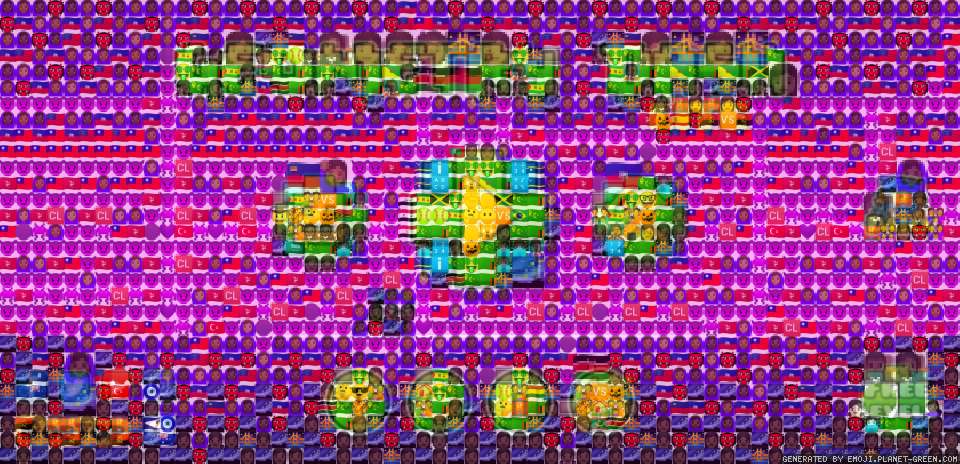 Geometry Dash by Lavrov | 🖼Emoji Mosaic🎉