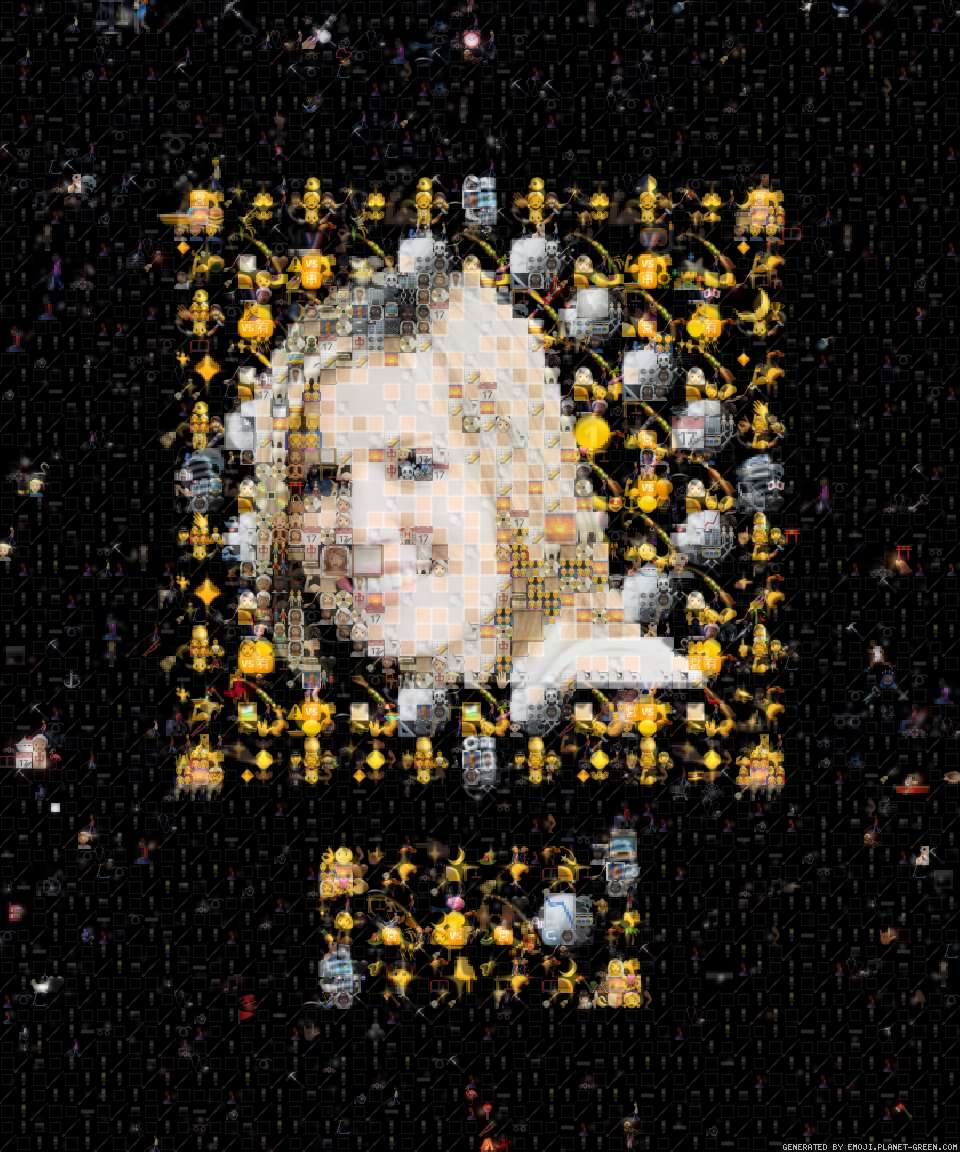 Dido Emojified by EmojiBanxy | 🖼Emoji Mosaic🎉
