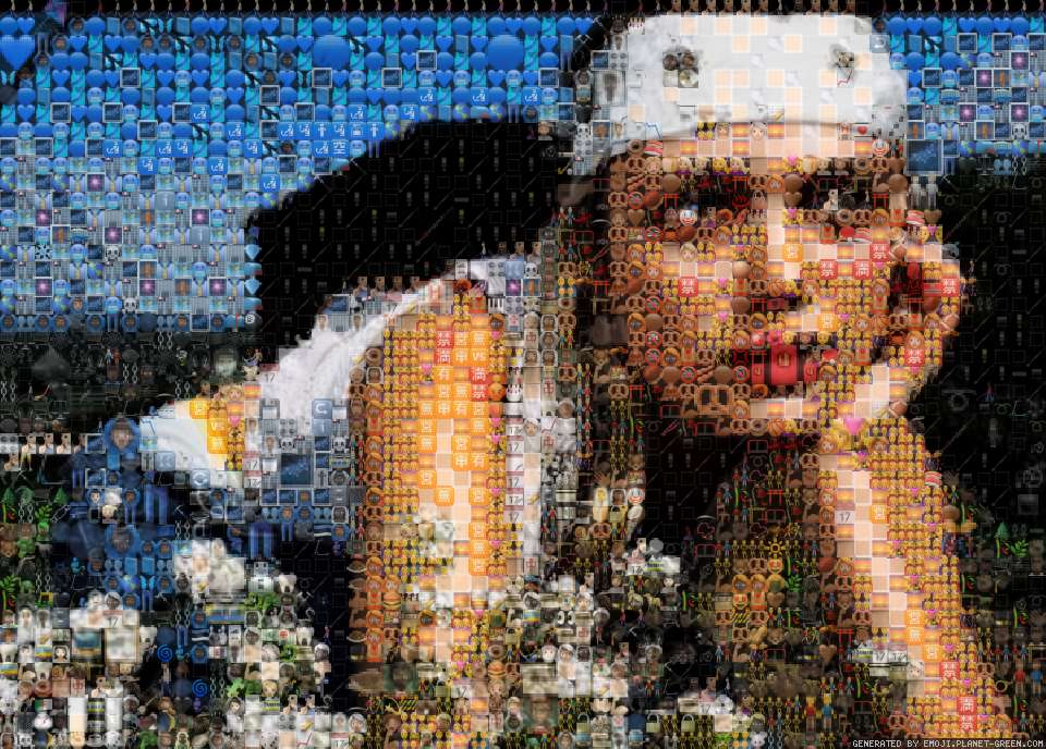 girl by kelly | 🖼Emoji Mosaic🎉
