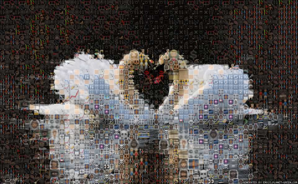 swan by paul | 🖼Emoji Mosaic🎉