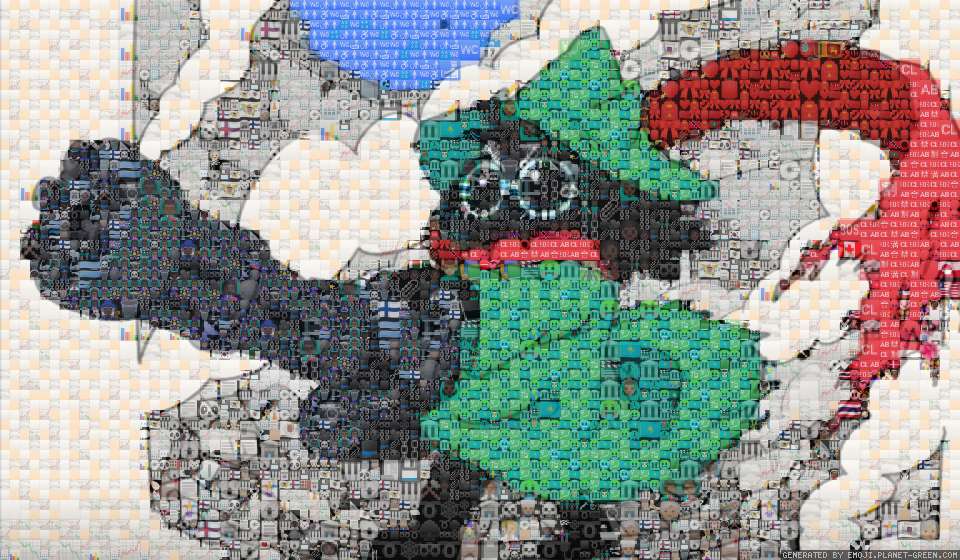Deltarune？ by Kris | 🖼Emoji Mosaic🎉