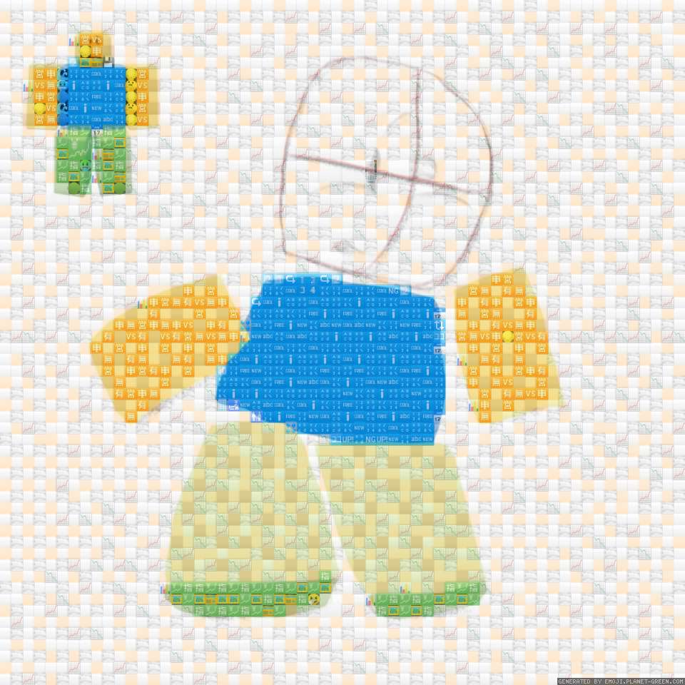 Набросок нуба в смайлах by Арина | 🖼Emoji Mosaic🎉