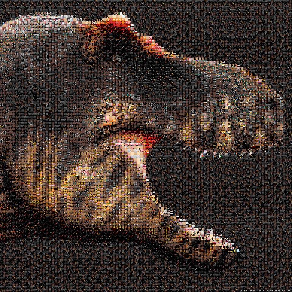 Tyrannosaurus Rex by Valentinosaurus | 🖼Emoji Mosaic🎉