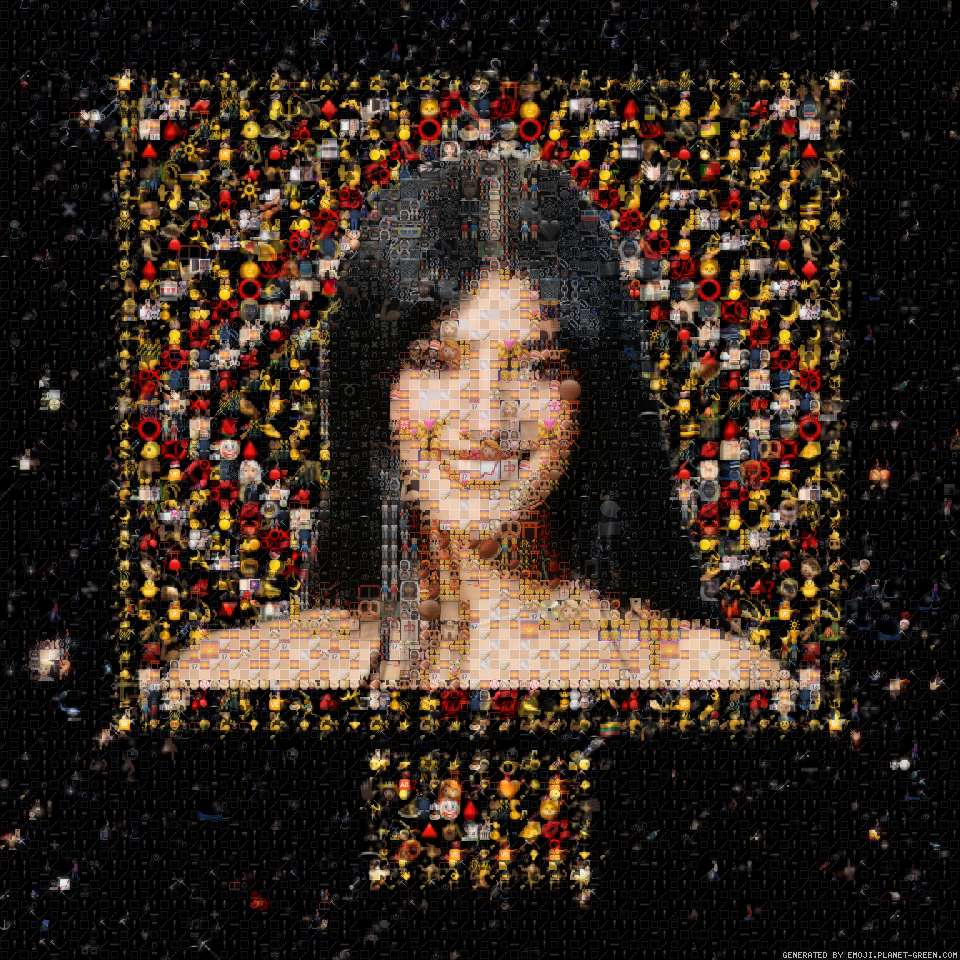 Charli D’Amelio Emojified by EmojiBanxy | 🖼Emoji Mosaic🎉