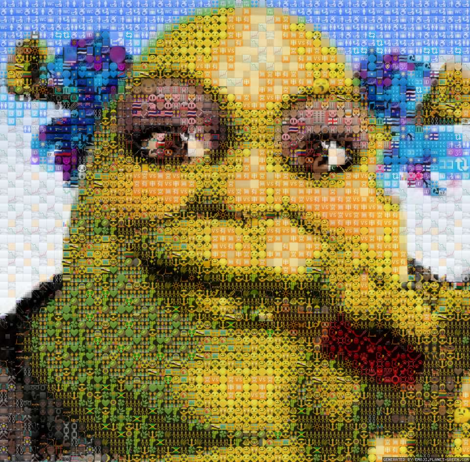 Shrek wife. by Lucas | 🖼Emoji Mosaic🎉