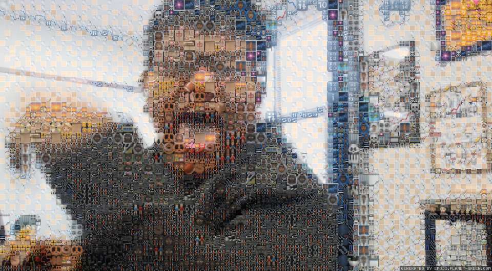 peta by skibadah | 🖼Emoji Mosaic🎉